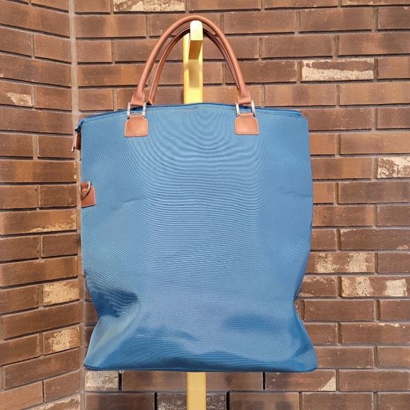 DVF Diane Von Furstenberg padded nylon large weekend tote luggage bag with strap - Picture 8 of 12